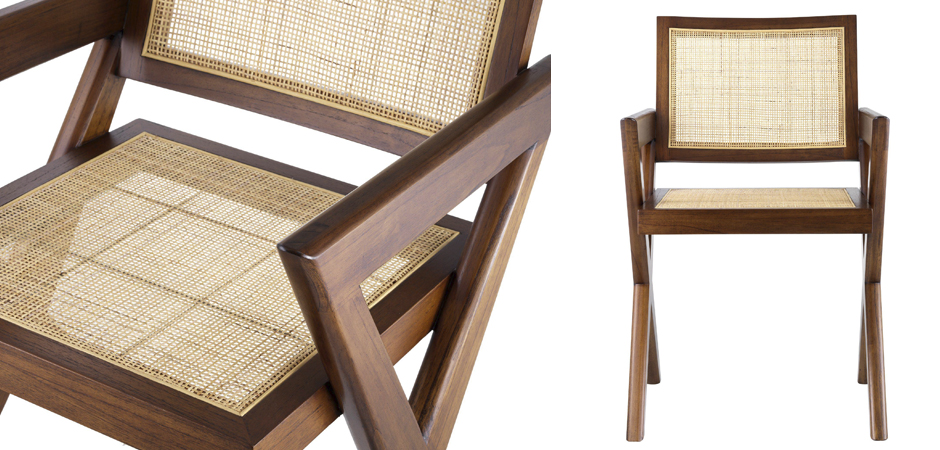 Стул Eichholtz Dining Chair Augustin brown Стул Eichholtz Dining Chair Augustin brown - Loft-Concept в Липецке