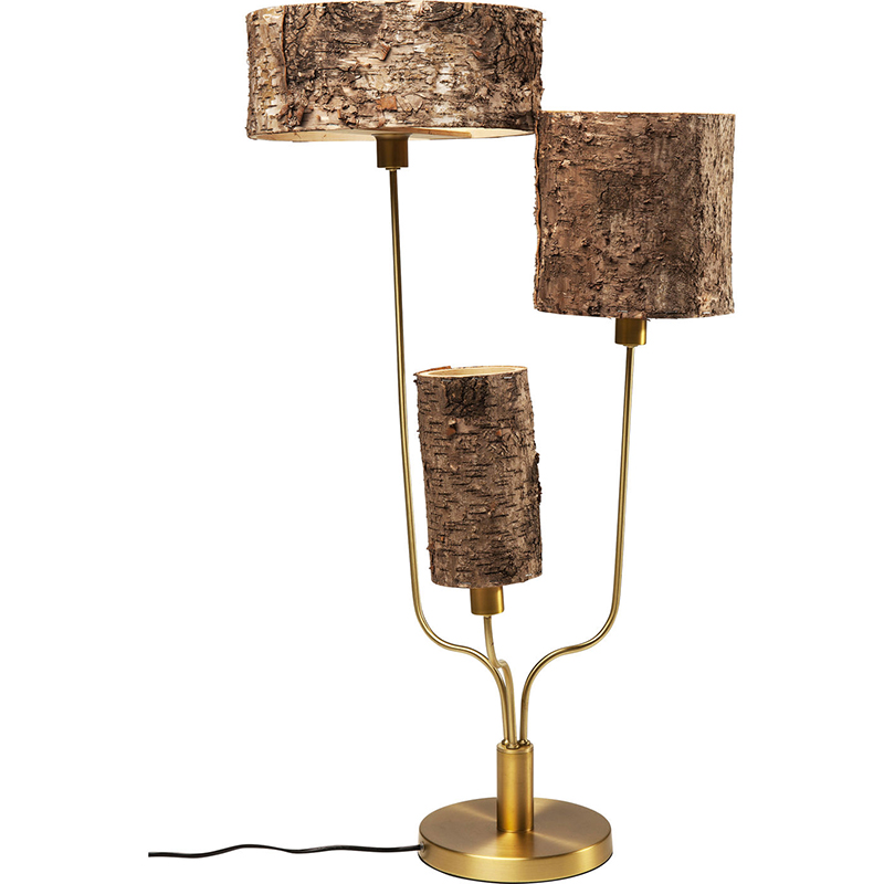 Настольная лампа Log Lampshades Золотой Древесина Настольная лампа Log Lampshades Золотой Древесина в Липецке | Loft Concept