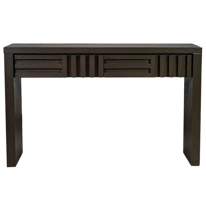 Консоль с двумя ящиками Wooden Rails Коричневый Консоль с двумя ящиками Wooden Rails Коричневый в Липецке | Loft Concept