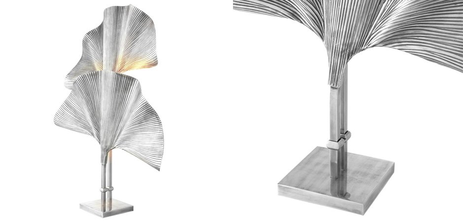 Настольная лампа Table Lamp Las Palmas Silver Настольная лампа Table Lamp Las Palmas Silver - Loft-Concept в Липецке