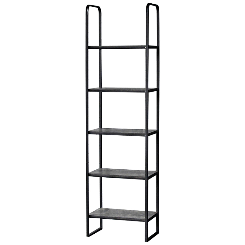 Стеллаж Ayman Graphite Industrial Metal Rust Rack Черный Дерево Серый Стеллаж Ayman Graphite Industrial Metal Rust Rack Черный Дерево Серый в Липецке | Loft Concept