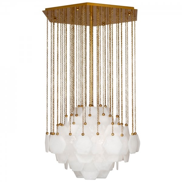 Люстра Jonathan Adler VIENNA LARGE CHANDELIER Латунь в Липецке | Loft Concept 