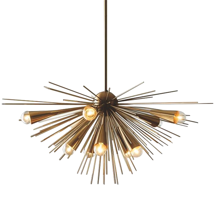 Люстра Luxury Copper Metal Thorn Pendant Lights Латунь Люстра Luxury Copper Metal Thorn Pendant Lights Латунь в Липецке | Loft Concept