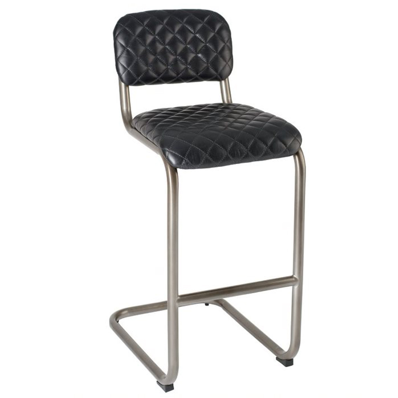 Барный стул Lavor Bar stool leather Черный в Липецке | Loft Concept 