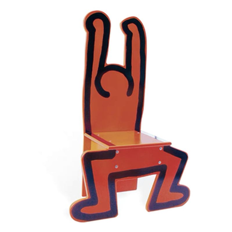 Детский стул Chaise Keith Haring Dancer Vilac Красный Красный Детский стул Chaise Keith Haring Dancer Vilac Красный Красный в Липецке | Loft Concept