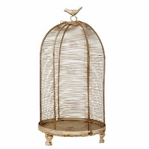 Аксессуар клетка для птиц Birdcage Бежевый Аксессуар клетка для птиц Birdcage Бежевый в Липецке | Loft Concept
