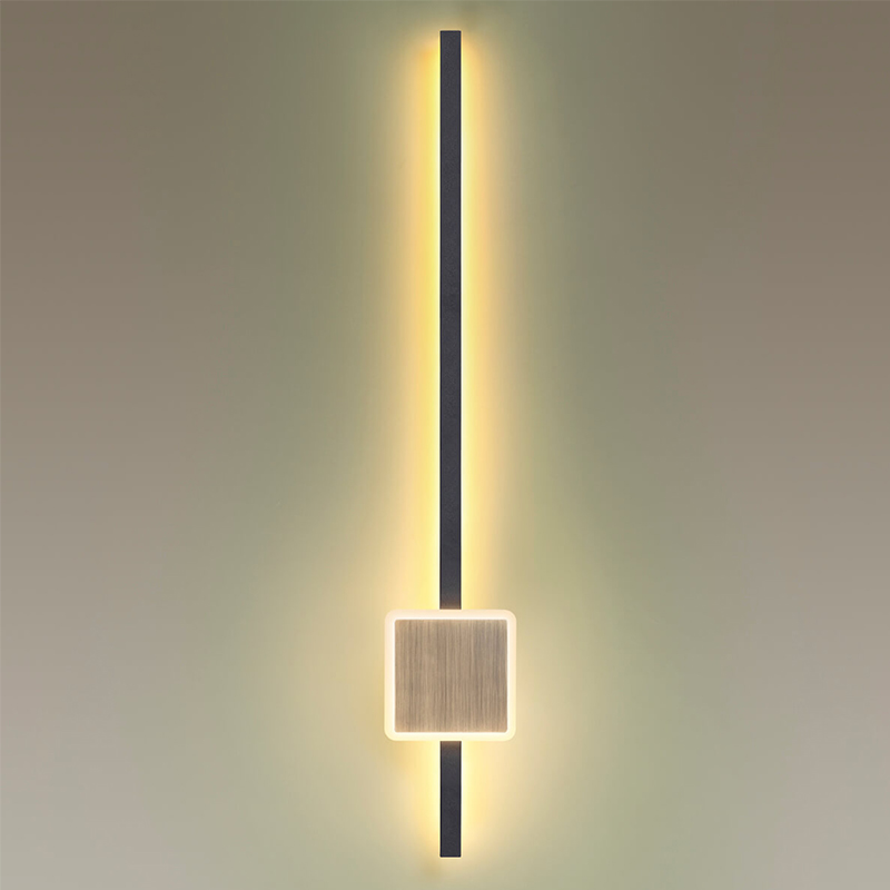 Бра Barrette Square Sconce 70 Черный Античная Бронза Бра Barrette Square Sconce 70 Черный Античная Бронза в Липецке | Loft Concept