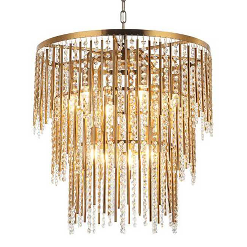 Люстра Crystal Wind Chimes Bronze Chandelier Бронза Прозрачный Люстра Crystal Wind Chimes Bronze Chandelier Бронза Прозрачный в Липецке | Loft Concept