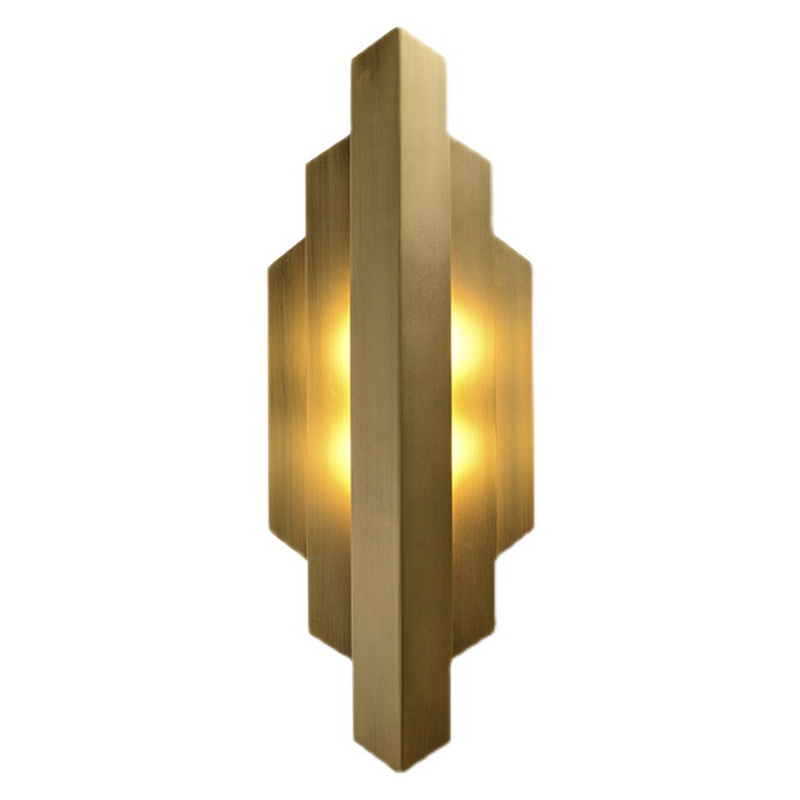 Бра Deco Sconce Vertical Geometric Modern Studio Endo Золотой Бра Deco Sconce Vertical Geometric Modern Studio Endo Золотой в Липецке | Loft Concept