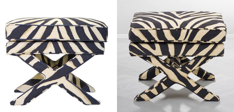 Оттоманка Ottoman Cordoba Zebra Оттоманка Ottoman Cordoba Zebra - Loft-Concept в Липецке