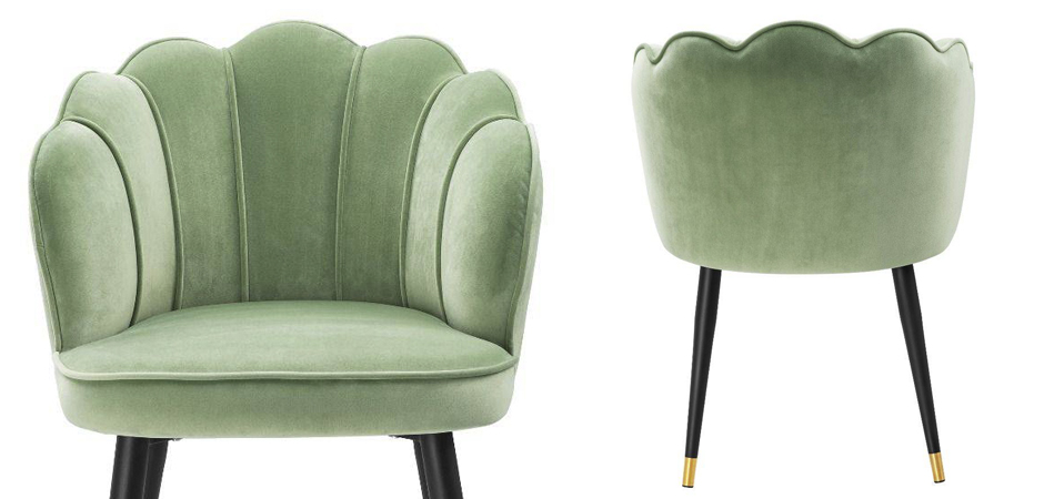 Стул Eichholtz Dining Chair Bristol pistache green Стул Eichholtz Dining Chair Bristol pistache green - Loft-Concept в Липецке