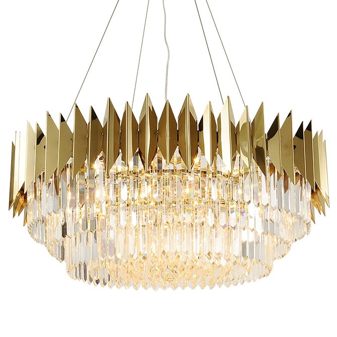 Подвесной светильник KEBO KING CHANDELIER Латунь Прозрачное Стекло Подвесной светильник KEBO KING CHANDELIER Латунь Прозрачное Стекло в Липецке | Loft Concept