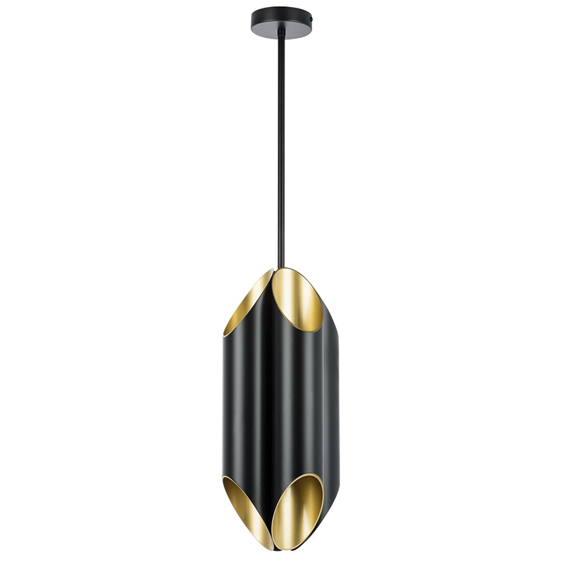 Подвесной светильник Garbi Black Pipe Organ Hanging Lamp Черный Золотой Подвесной светильник Garbi Black Pipe Organ Hanging Lamp Черный Золотой в Липецке | Loft Concept