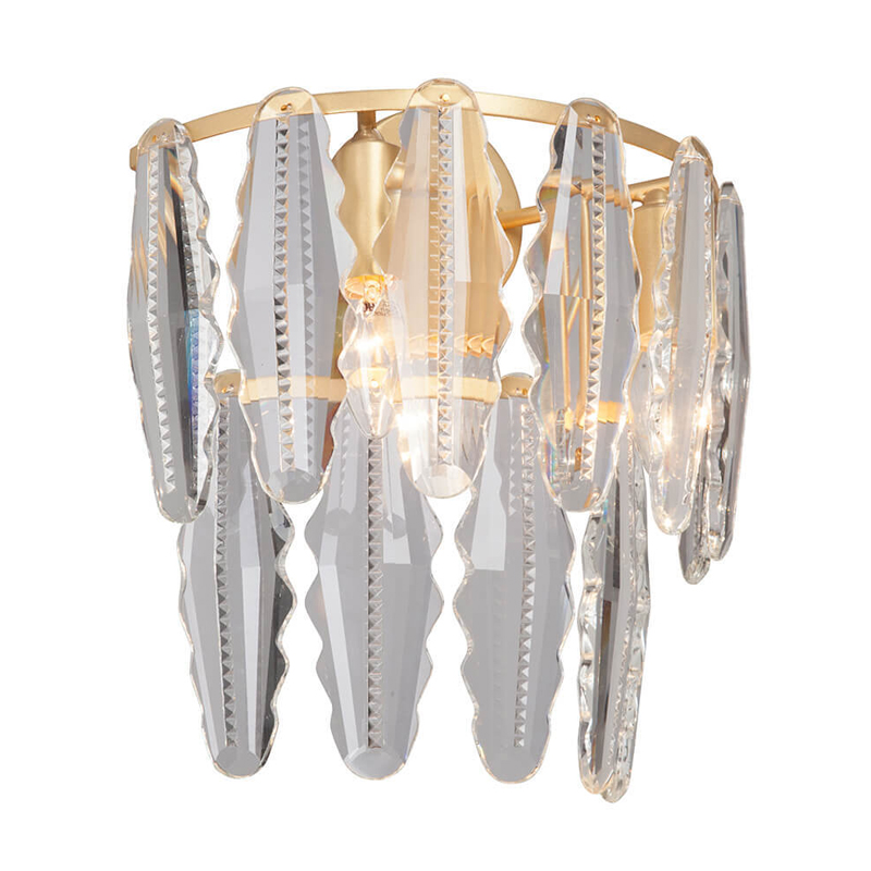 Бра Maogan Textured Sconce Золотой Прозрачный (Transparent) Бра Maogan Textured Sconce Золотой Прозрачный (Transparent) в Липецке | Loft Concept