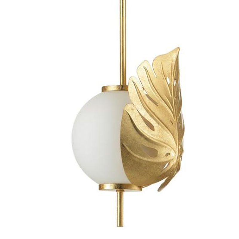 Подвесной светильник Gold Monstera Leaf Золотой Подвесной светильник Gold Monstera Leaf Золотой в Липецке | Loft Concept
