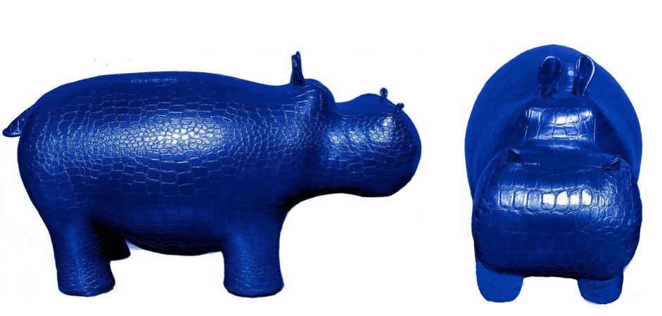 Пуф Бегемот Poof Hippo blue - Loft-Concept в Липецке