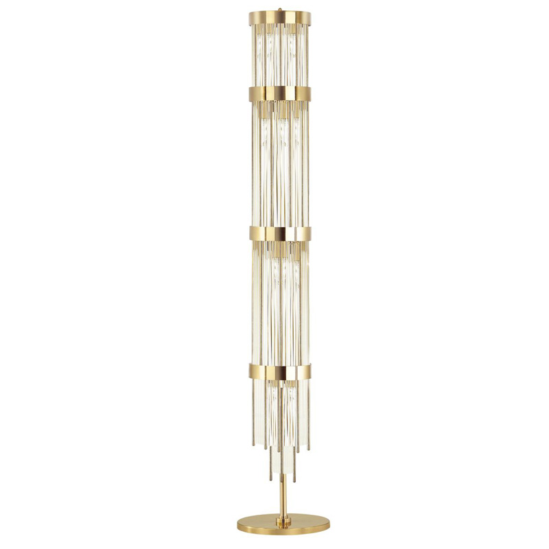 Торшер Niemira Floor lamp Прозрачный (Transparent) Золотой Торшер Niemira Floor lamp Прозрачный (Transparent) Золотой в Липецке | Loft Concept