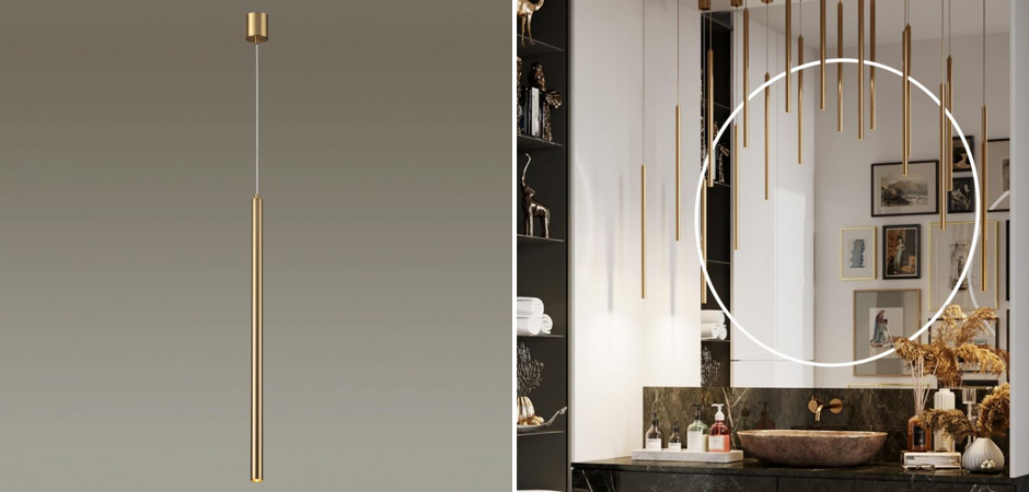 Подвесной светильник Trumpet Tube Gold Подвесной светильник Trumpet Tube Gold - Loft-Concept в Липецке