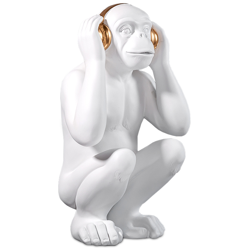 Статуэтка White Monkey Белый Статуэтка White Monkey Белый в Липецке | Loft Concept