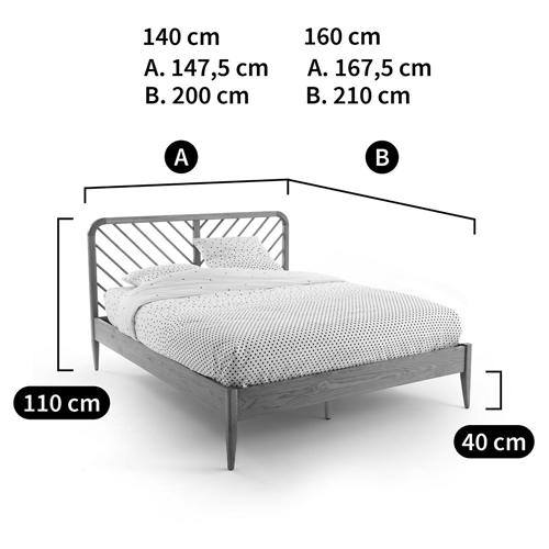 Кровать из массива дуба Reyer Oak Bed Кровать из массива дуба Reyer Oak Bed в Липецке