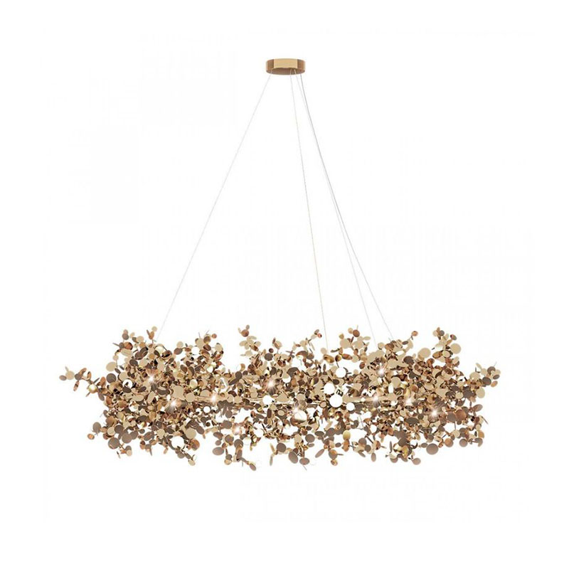 Люстра Terzani Argent Suspension Ring Gold Золотой Люстра Terzani Argent Suspension Ring Gold Золотой в Липецке | Loft Concept