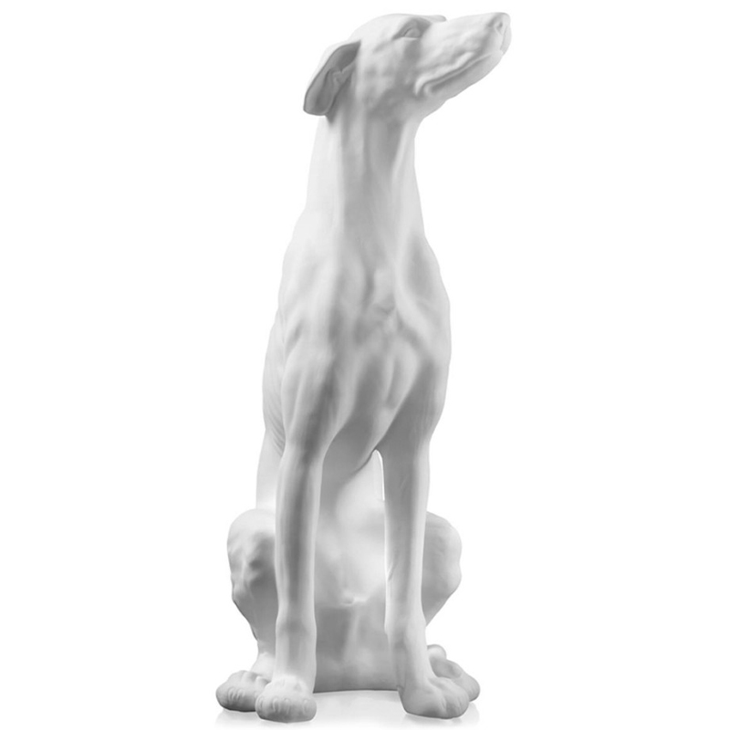 Статуэтка Abhika Greyhound Bisc. White Белый Статуэтка Abhika Greyhound Bisc. White Белый в Липецке | Loft Concept