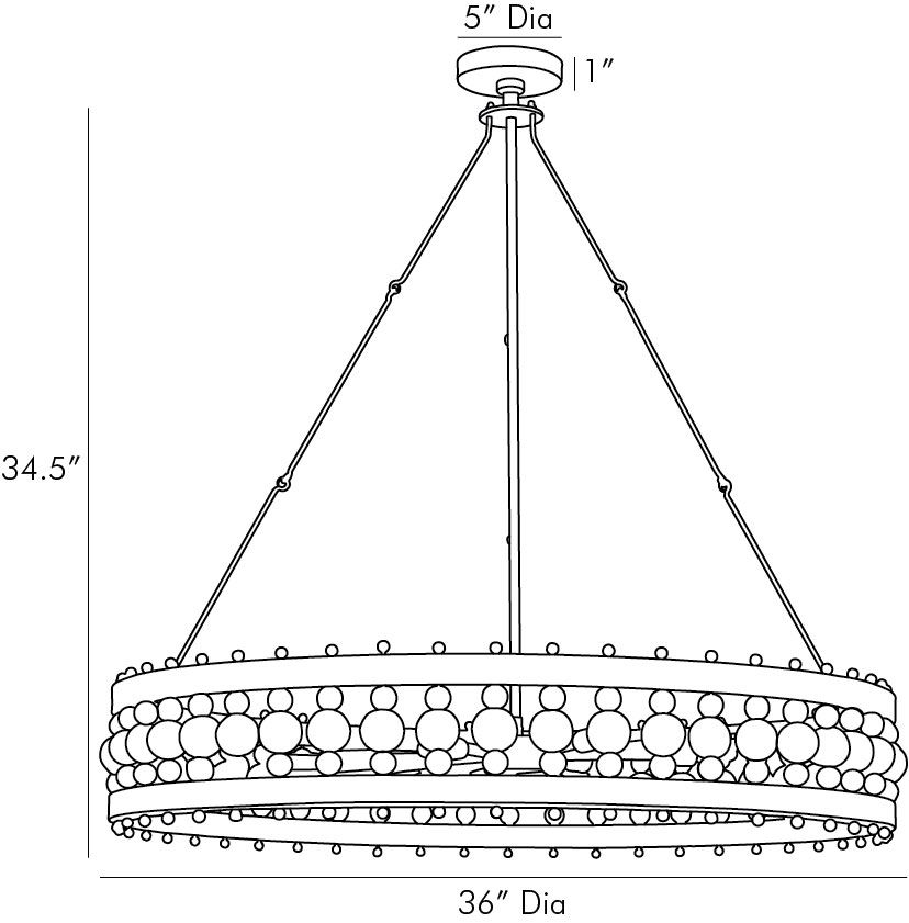 Люстра Arteriors ESME CHANDELIER Люстра Arteriors ESME CHANDELIER в Липецке