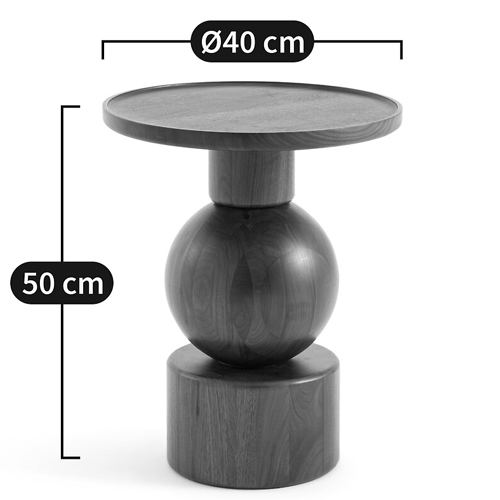 Приставной столик из массива Kobe Dark Wooden Side Table Приставной столик из массива Kobe Dark Wooden Side Table в Липецке