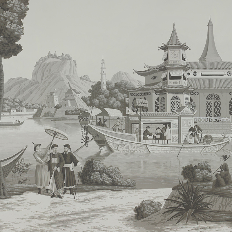 Обои ручная роспись Procession Chinoise Eau Forte on scenic paper Обои ручная роспись Procession Chinoise Eau Forte on scenic paper в Липецке | Loft Concept