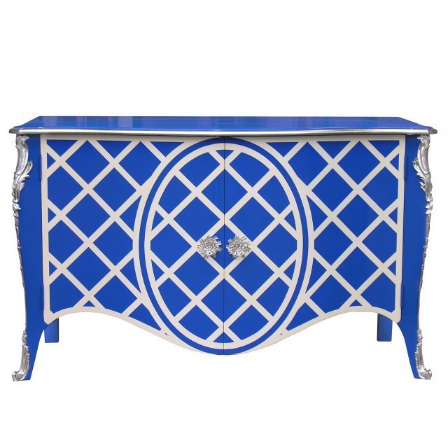 Комод L.XV DRESSER Blue Серебряный Синий Комод L.XV DRESSER Blue Серебряный Синий в Липецке | Loft Concept