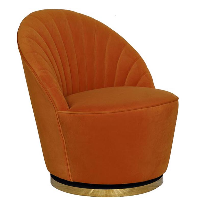 Кресло Gaylen Armchair Оранжевый Кресло Gaylen Armchair Оранжевый в Липецке | Loft Concept
