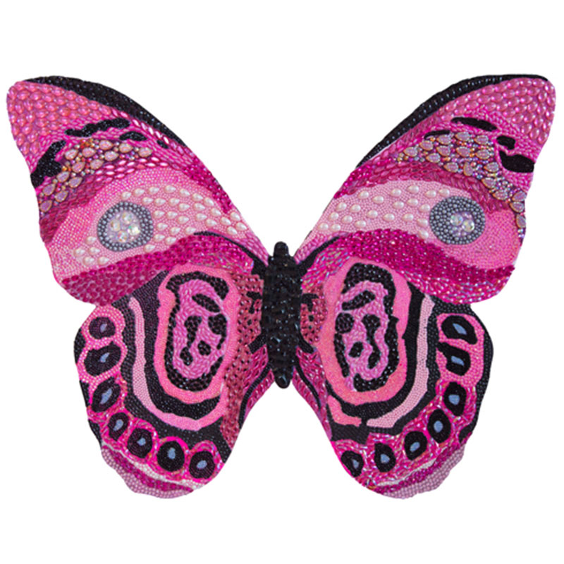 Картина “Pink and Black Bedazzled Butterfly Cut Out” Мульти Картина “Pink and Black Bedazzled Butterfly Cut Out” Мульти в Липецке | Loft Concept