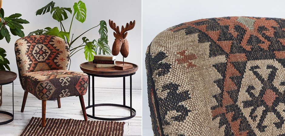 Кресло KELIM Brown Chair Кресло KELIM Brown Chair - Loft-Concept в Липецке