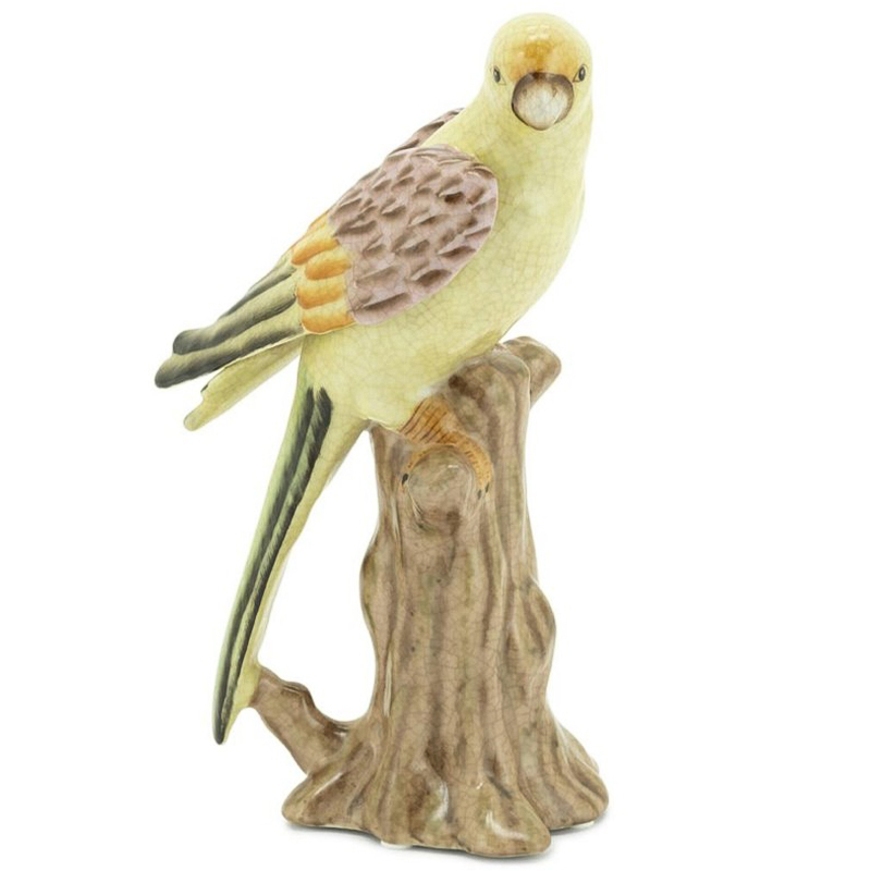 Статуэтка Parrot With Trunk Left Мульти Желтый Коричневый Статуэтка Parrot With Trunk Left Мульти Желтый Коричневый в Липецке | Loft Concept