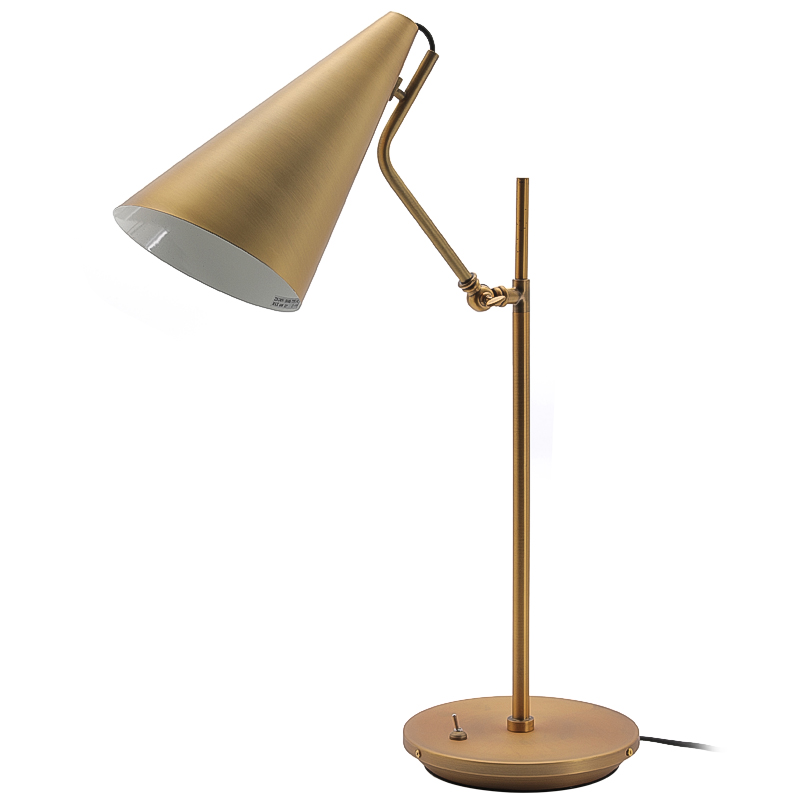 Настольная лампа Tubular Loud Brass Латунь Настольная лампа Tubular Loud Brass Латунь в Липецке | Loft Concept