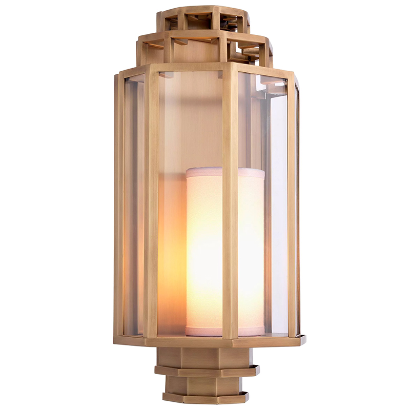 Бра Wall Lamp Monticello Brass Белый Латунь Прозрачное Стекло Бра Wall Lamp Monticello Brass Белый Латунь Прозрачное Стекло в Липецке | Loft Concept
