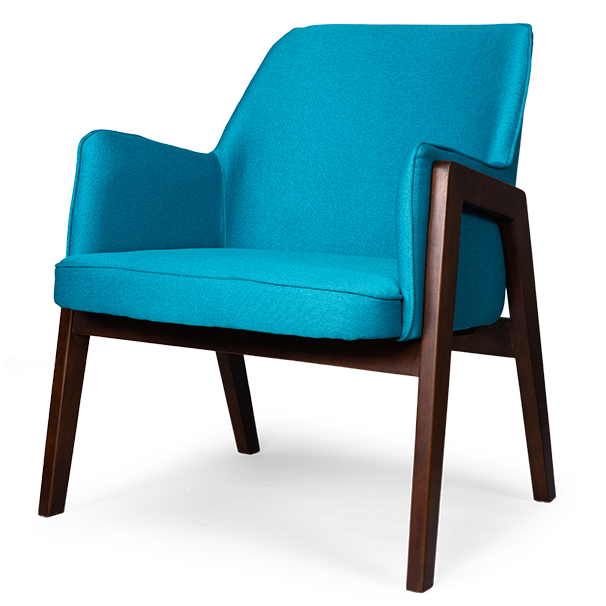 Кресло Gregory light blue Голубой Коричневый Кресло Gregory light blue Голубой Коричневый в Липецке | Loft Concept