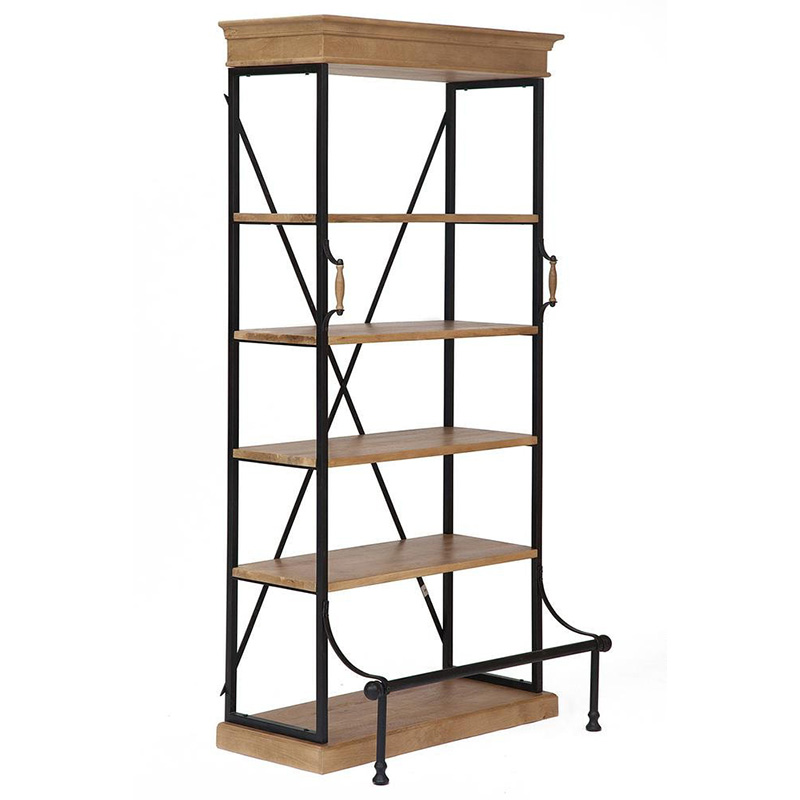 Стеллаж Mango Shelving Patricia Древесина Черный Стеллаж Mango Shelving Patricia Древесина Черный в Липецке | Loft Concept