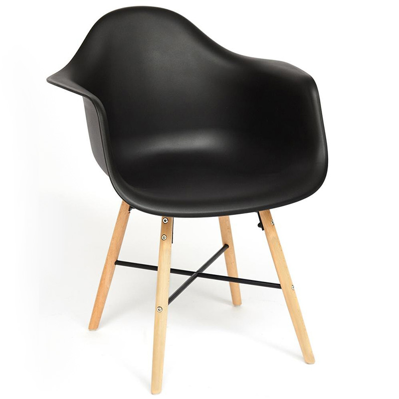 Стул DAW black Черный Древесина Стул DAW black Черный Древесина в Липецке | Loft Concept