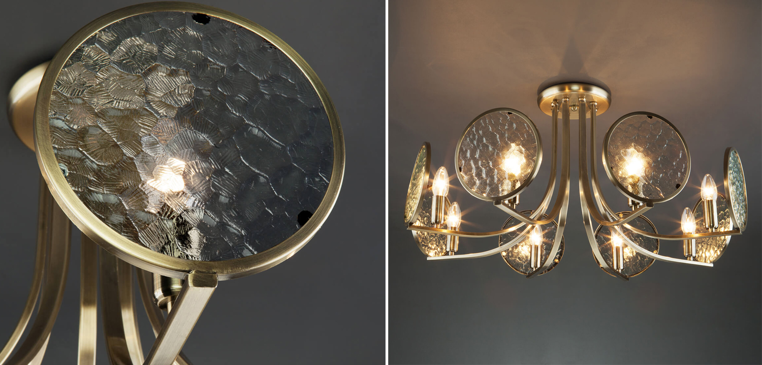 Потолочная люстра Moibeal Chandelier antique bronze - фото