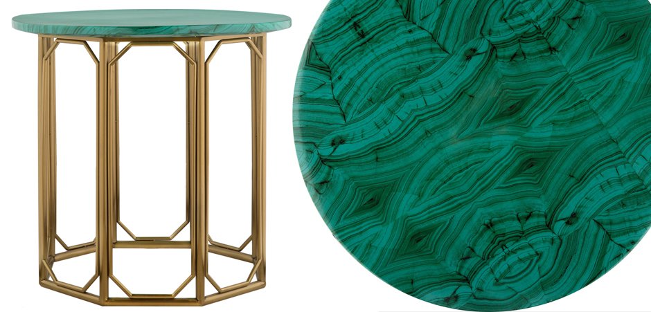 Malachite Modern Side Tables Malachite Modern Side Tables - Loft-Concept в Липецке