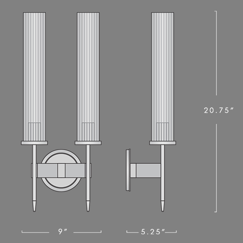 Бра Jonathan Browning ALOUETTE DOUBLE SCONCE Бра Jonathan Browning ALOUETTE DOUBLE SCONCE в Липецке