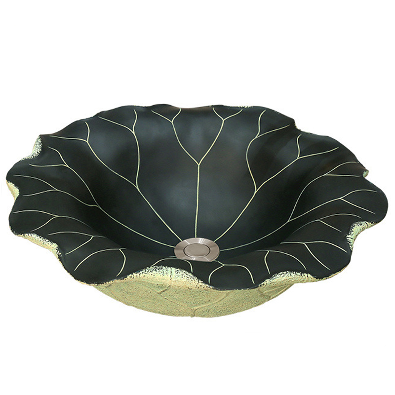 Раковина Lotus Leaf Графит Бежевый Зеленый шалфей Раковина Lotus Leaf Графит Бежевый Зеленый шалфей в Липецке | Loft Concept