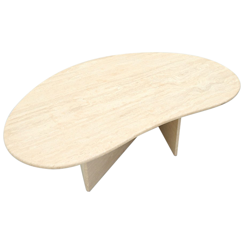 Кофейный стол Abi Travertine Coffee Table Бежевый Песочный Кофейный стол Abi Travertine Coffee Table Бежевый Песочный в Липецке | Loft Concept