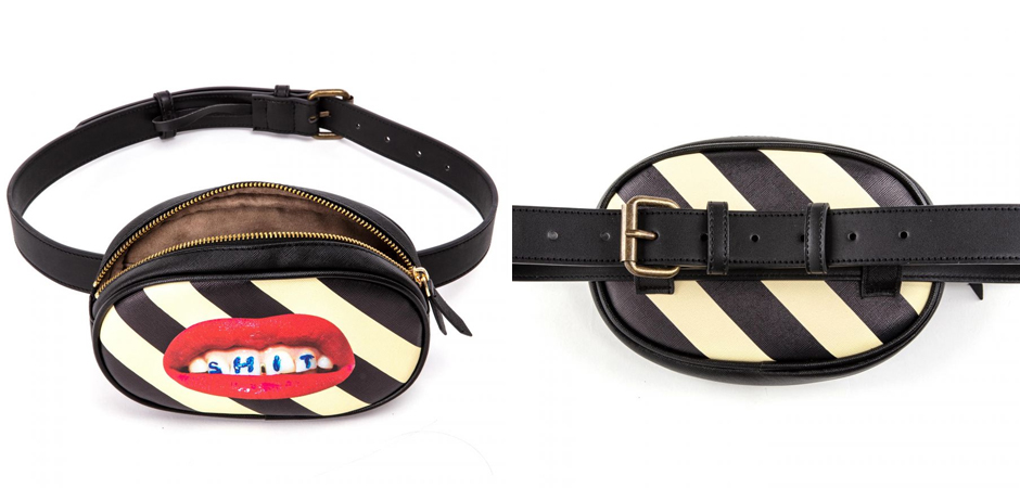 Поясная сумка Seletti Shit Striped Поясная сумка Seletti Shit Striped - Loft-Concept в Липецке