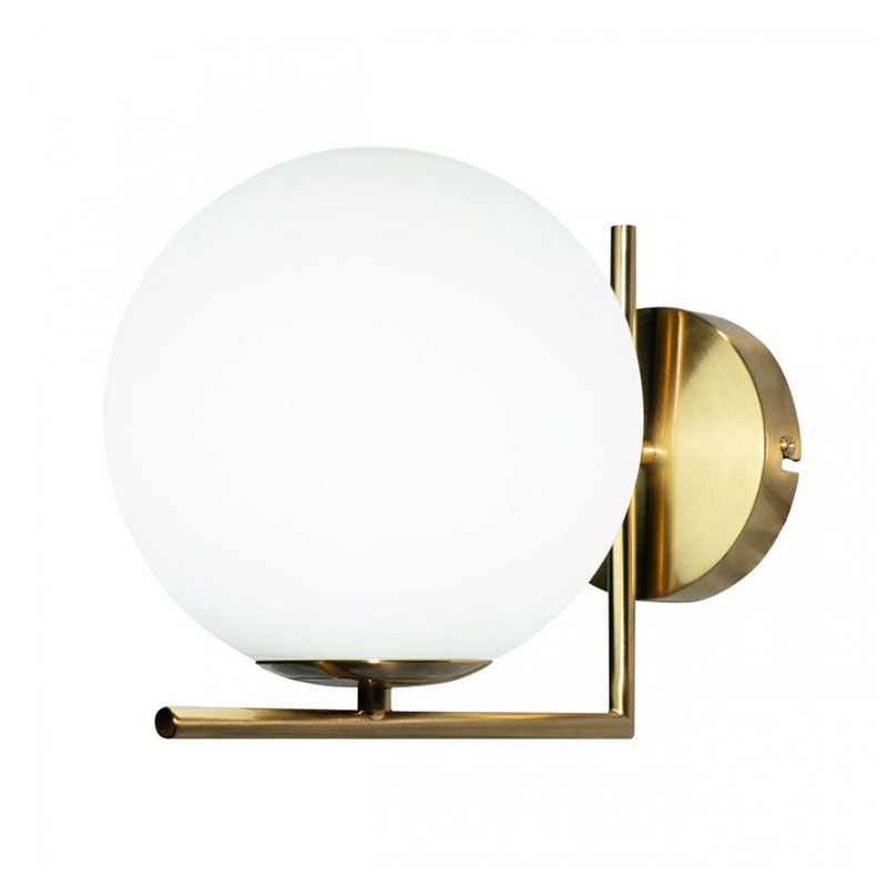 Бра Flos IC Lights Wall Gold Золотой Белый Бра Flos IC Lights Wall Gold Золотой Белый в Липецке | Loft Concept