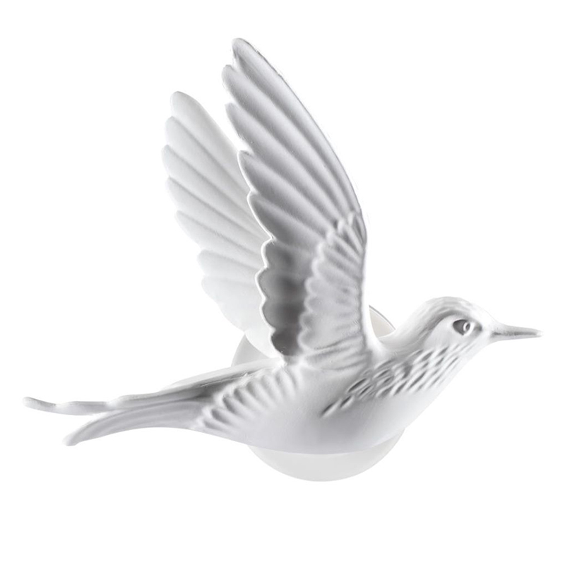 Бра White Bird Wall Lamp Белый Бра White Bird Wall Lamp Белый в Липецке | Loft Concept