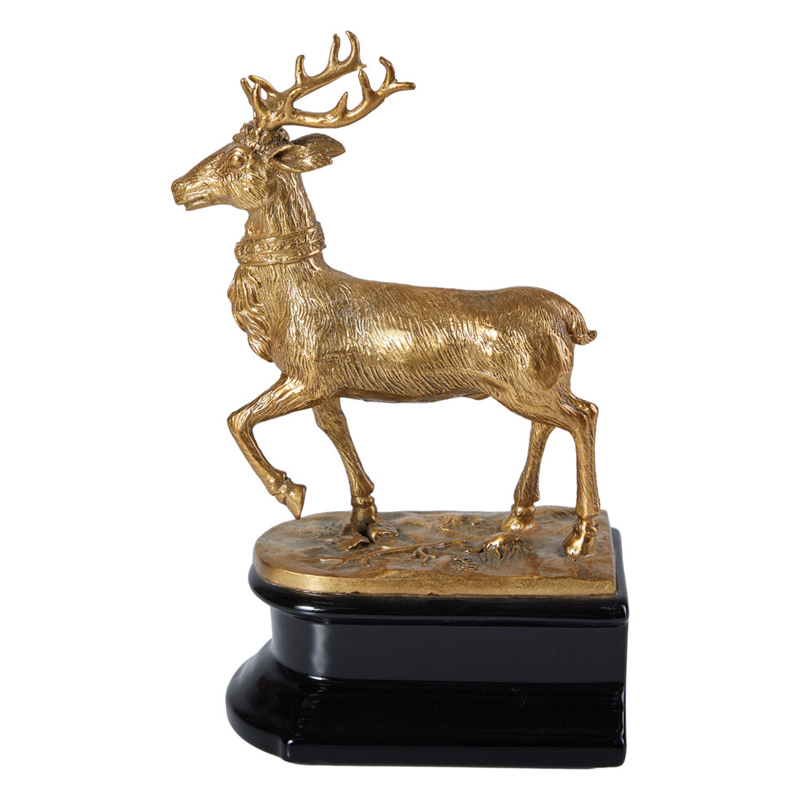 Держатель для книг в виде оленя из фарфора и бронзы Eden Garden porcelain and bronze Черный Бронза Держатель для книг в виде оленя из фарфора и бронзы Eden Garden porcelain and bronze Черный Бронза в Липецке | Loft Concept