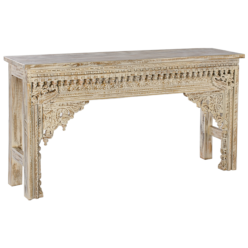 Консоль Parmer Console Бежевый Древесина в Липецке | Loft Concept 