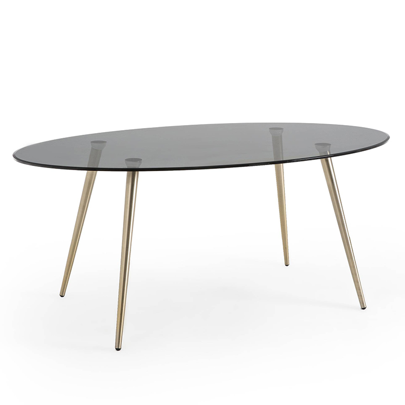 Обеденный стол Torborg Dinner Table Матовый Шампань Обеденный стол Torborg Dinner Table Матовый Шампань в Липецке | Loft Concept